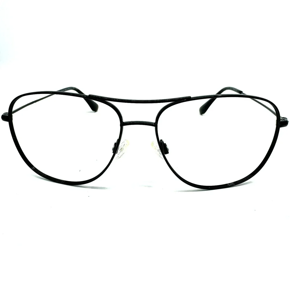 Maui Jim CliffHouse MJ-247-02 Titanium Black‎ Aviator Sunglasses Frames H10393
